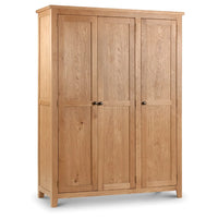Marlborough 3 Door Wardrobe, Oak Wood