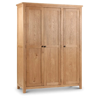 Marlborough 3 Door Wardrobe, Oak Wood