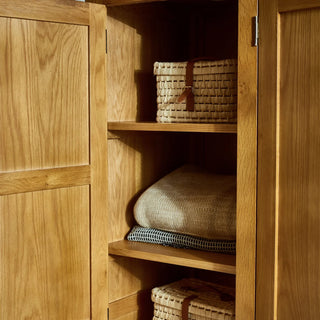 Marlborough 3 Door Wardrobe, Oak Wood