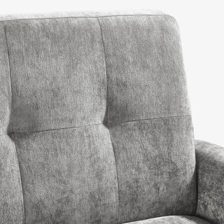 Monza Compact Retro Chair - Light Grey