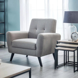 Monza Compact Retro Chair - Grey