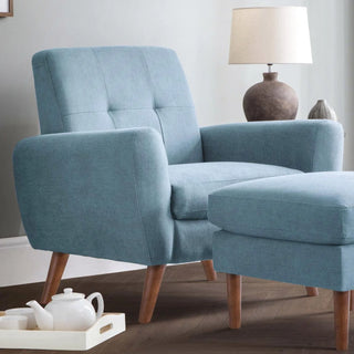 Monza Compact Retro Chair - Blue