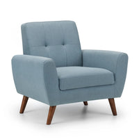 Monza Compact Retro Chair - Blue