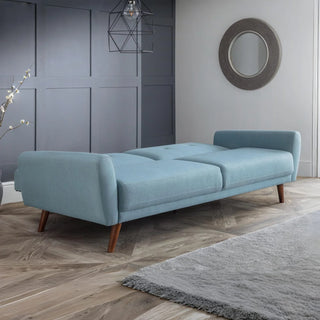 Monza Fabric Sofa Bed - Blue