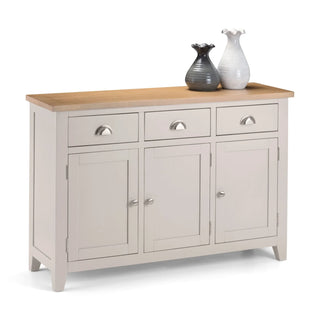 Richmond Oak Sideboard – Elephant Grey / Pale Oak