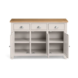Richmond Oak Sideboard – Elephant Grey / Pale Oak