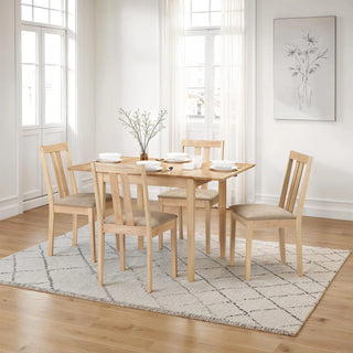 Rufford Extending Dining Table - Ivory & Natural