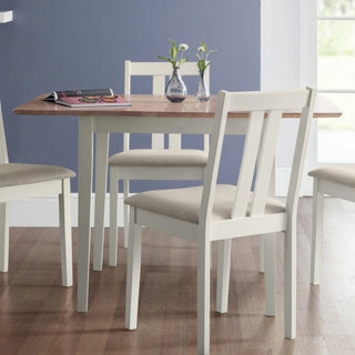 Rufford Extending Dining Table - Ivory & Natural