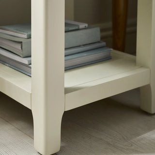 Set of 2 Somerset 1 Drawer Bedside Tables - White & Oak