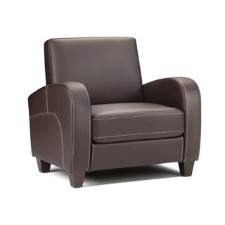 Vivo Armchair – Chestnut Faux Leather