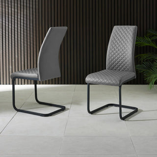 Set of 4 Xavier Cantilever Dining Chairs
