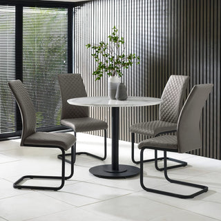 Set of 4 Xavier Cantilever Dining Chairs