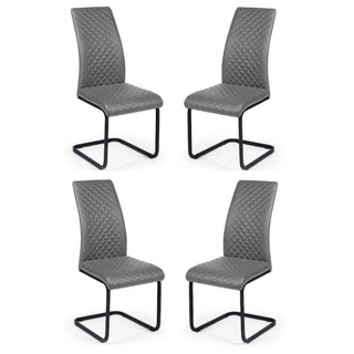 Set of 4 Xavier Cantilever Dining Chairs