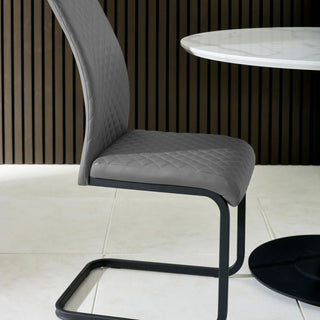 Set of 4 Xavier Cantilever Dining Chairs