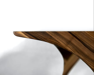 Flux American Walnut Desk with Hourglass Legs