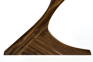 Flux American Walnut Desk with Hourglass Legs