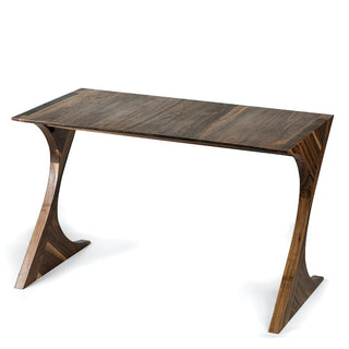 Flux American Walnut Desk with Hourglass Legs