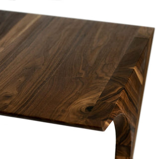 Flux American Walnut Desk with Hourglass Legs