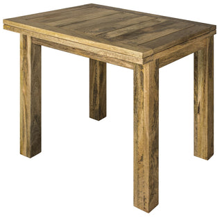 Butterfly-Leaf Dining Table in Distressed Oak Finish