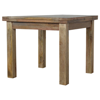 Solid Mango Wood Extendable Dining Table