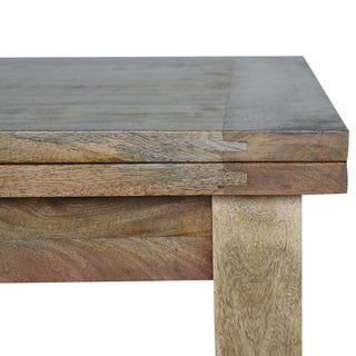 Solid Mango Wood Extendable Dining Table