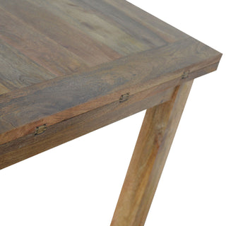 Solid Mango Wood Extendable Dining Table