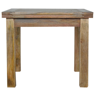 Solid Mango Wood Extendable Dining Table