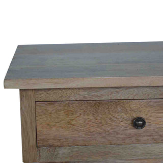 Nordic 2 Drawer Console Table in Oak Finish