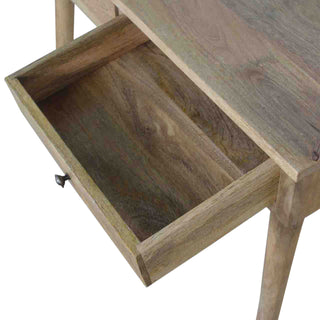 Nordic 2 Drawer Console Table in Oak Finish