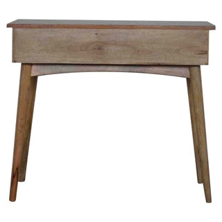 Nordic 2 Drawer Console Table in Oak Finish