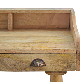 Gallery-Back Desk in Oak Finish