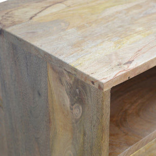 Oak-Finish Nordic TV Unit