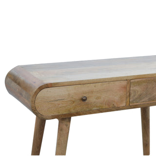 London Console Table in Oak Finish