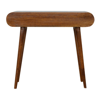 London Console Table in Chestnut Finish