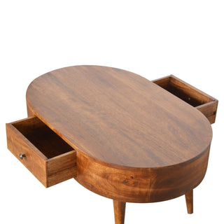 London Coffee Table in Chestnut Finish